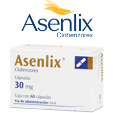 Asenlix, clobenzorex, obesidad exógena, cápsulas, Hormona,  RX-gastroenterologia